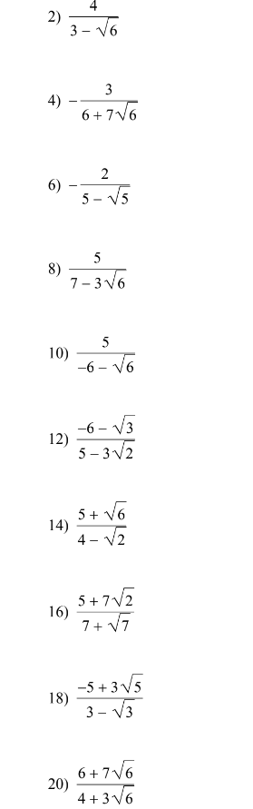 can you show all work, especially when