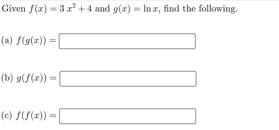 1) Find a possible formula for the exponential