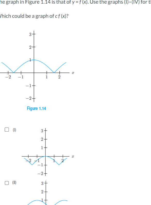 1) Find a possible formula for the exponential