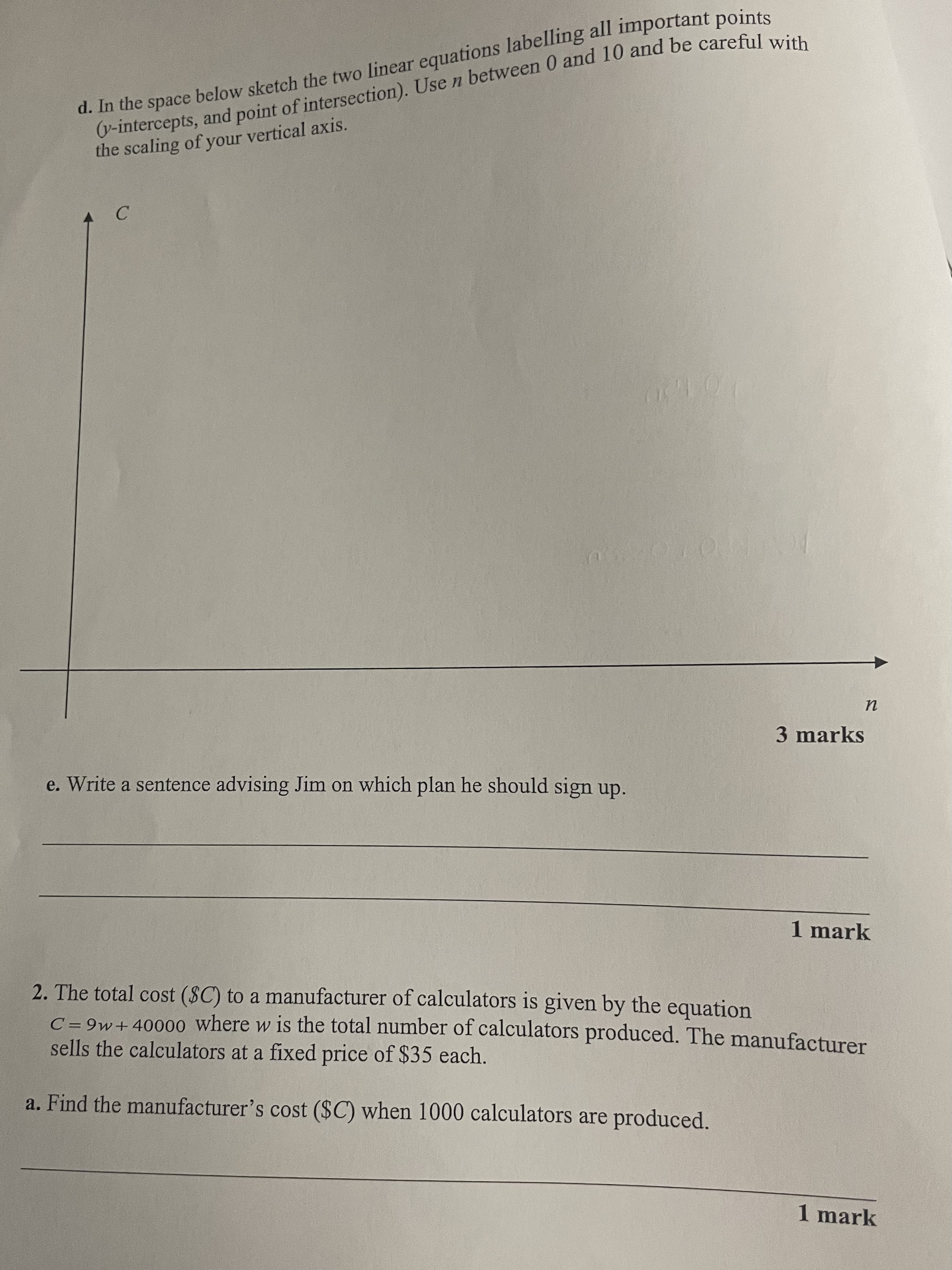 b. Write a rule for the revenue ($R) if w