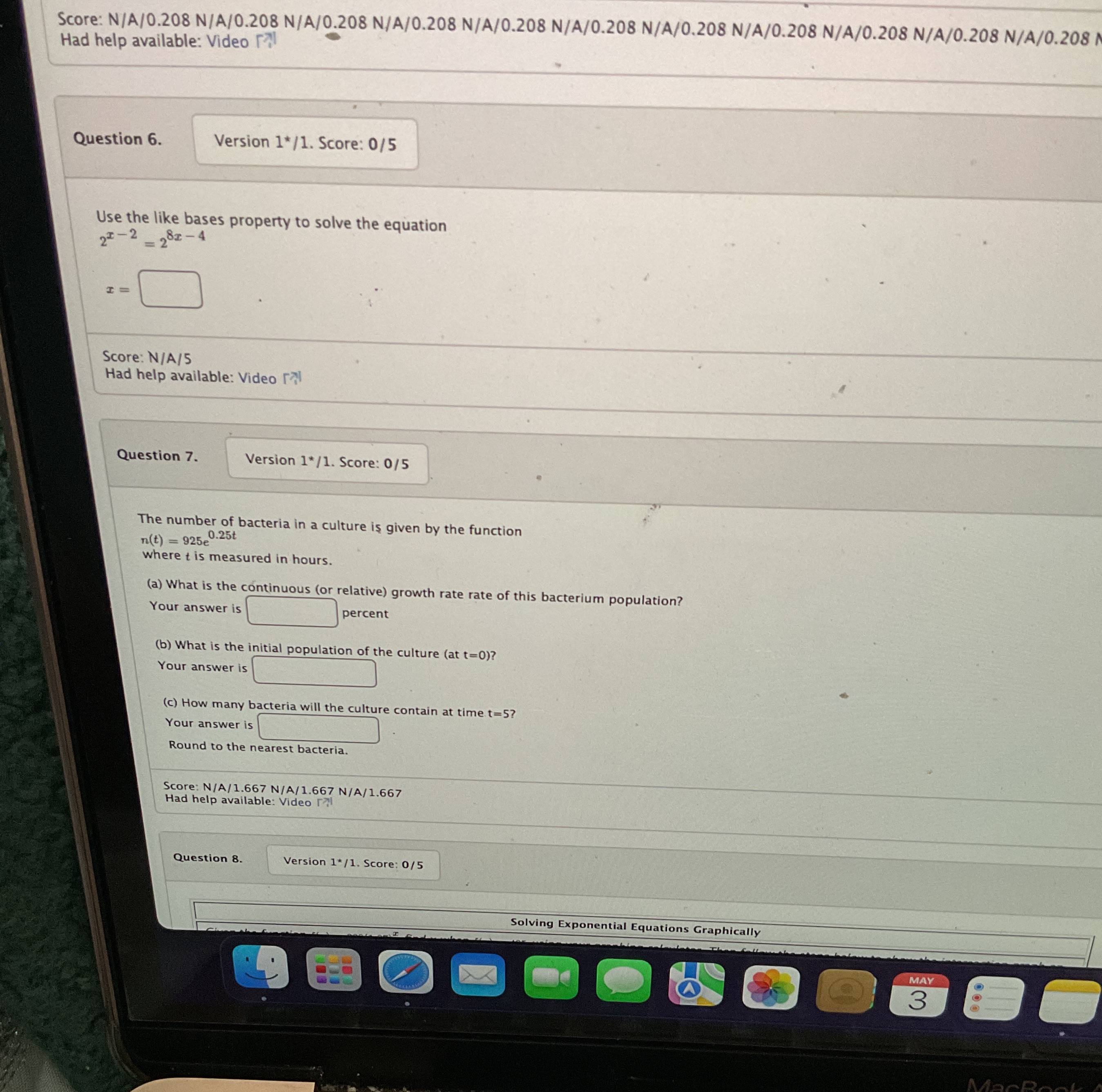 6-7 Score: N/A/0.208 N/A/0.208 N/A/0.208