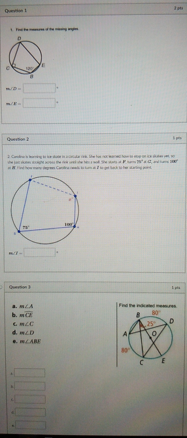 I need help with this three questions Question 1