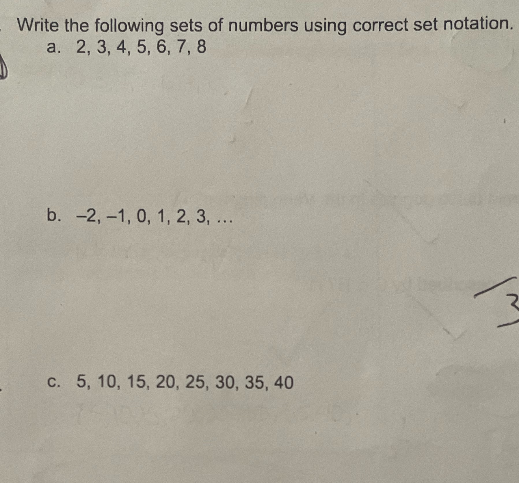 I'm not sure how to do this Write the following