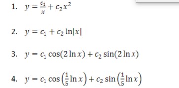 Only question 1 and 2 please I need help with