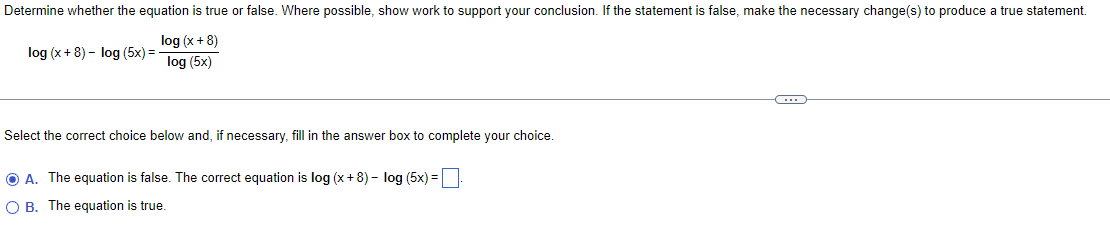 33) Write e In 30x" - In 6x* as a single term