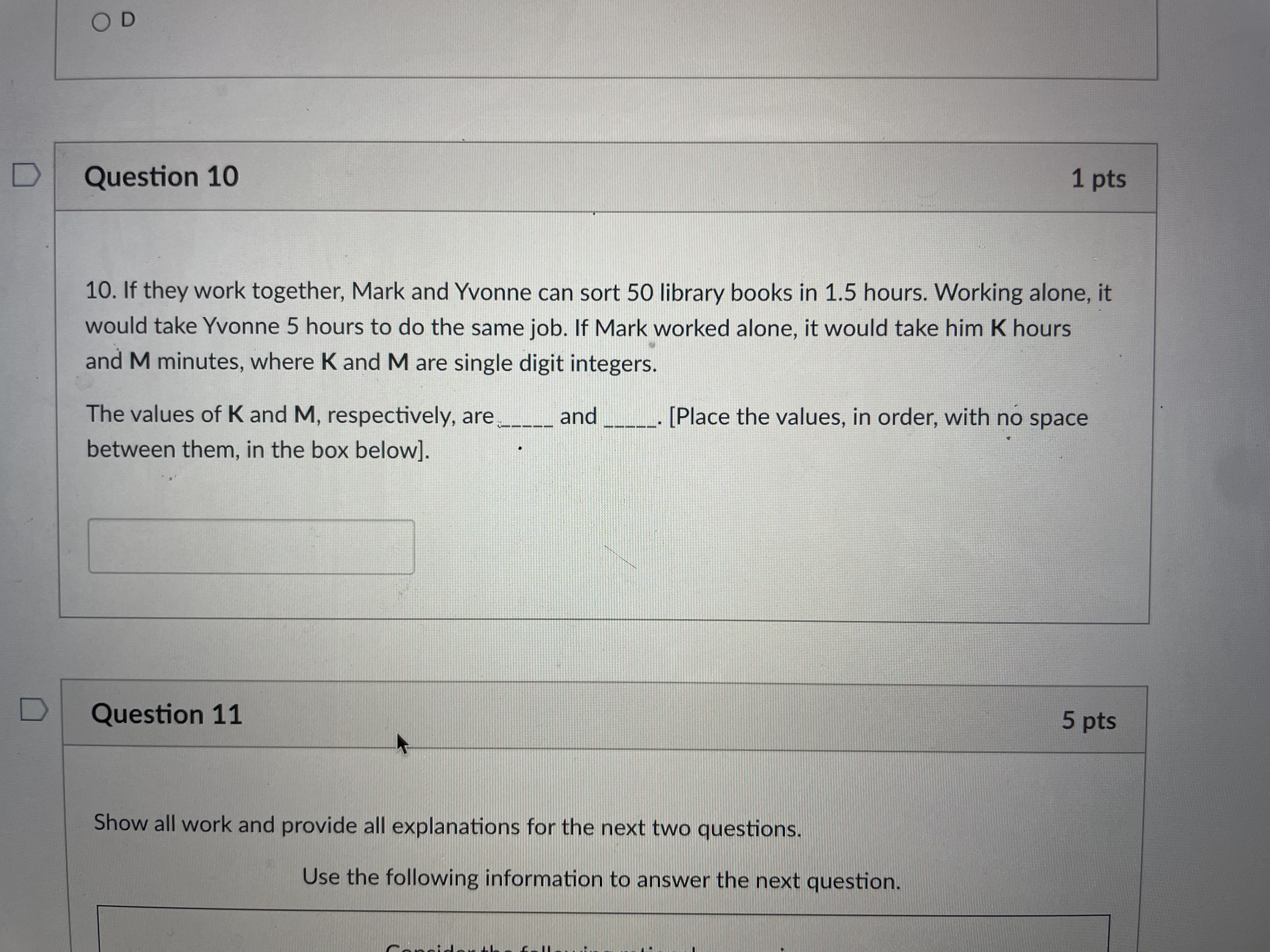 rw v idore Lear... D Question 2 2 pts nts Use the