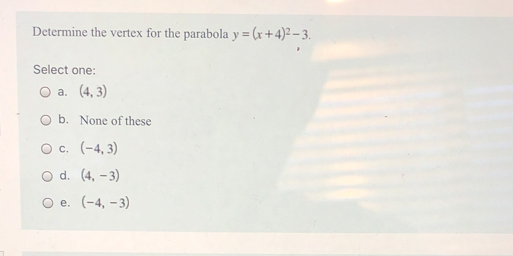 I need help with this question Determine the