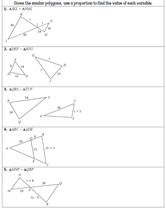 I need help Given the similar polygons, use a