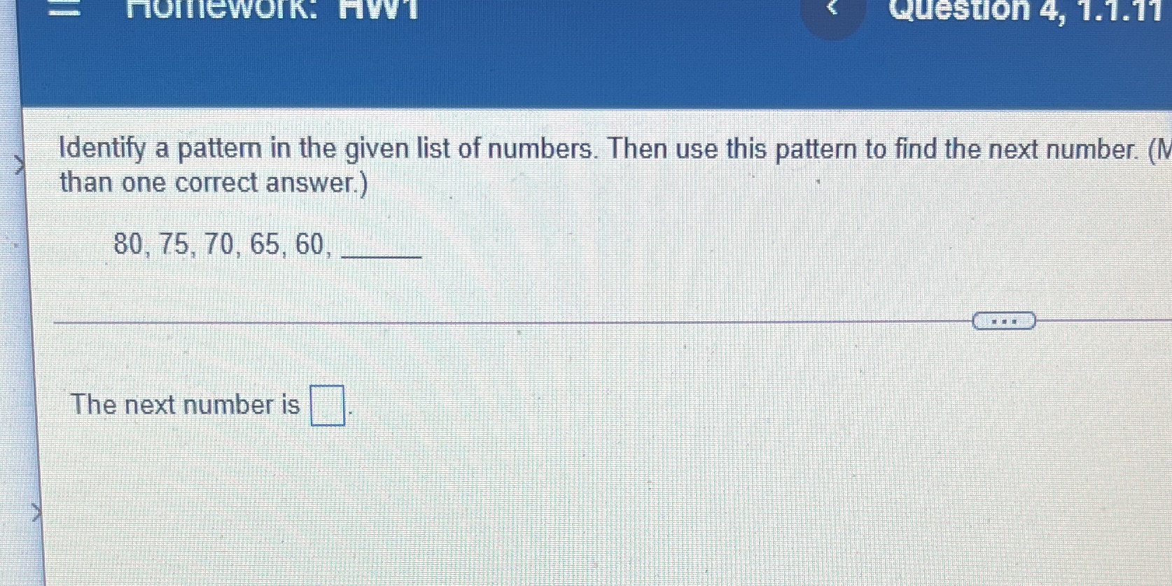 homework: nVVT Question 4, 1.1.17 Identify a