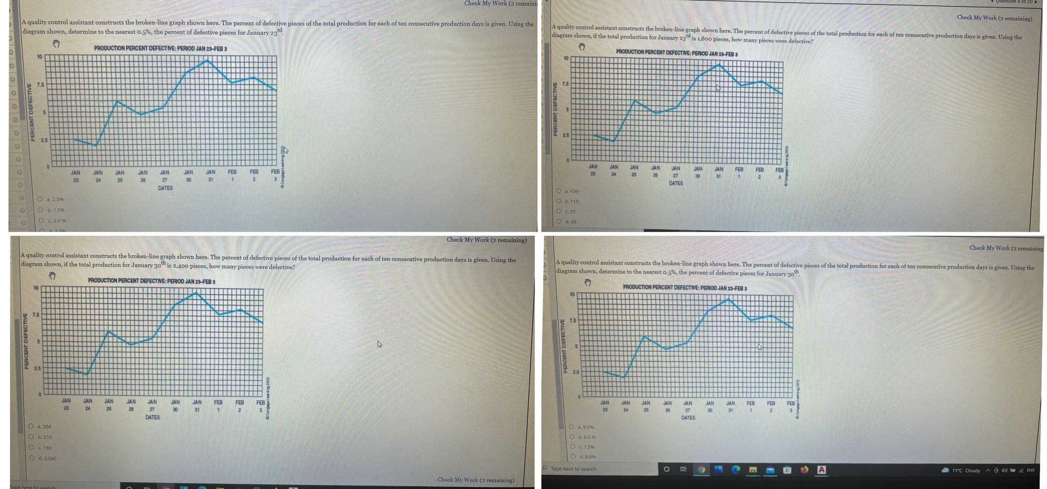 Check My Work (2 remaini Check My Work (2