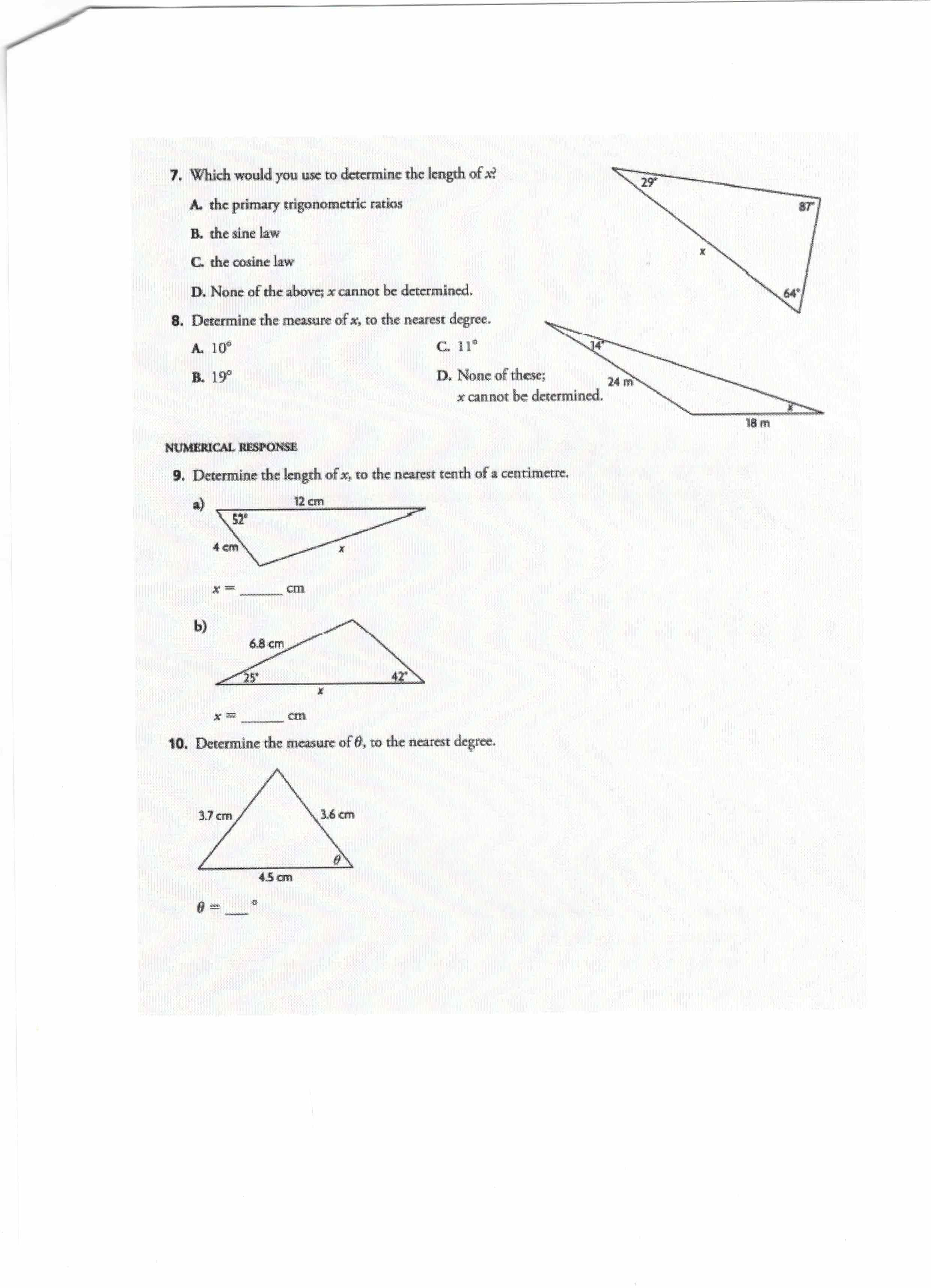 Thabkk you very much MULTIPLE CHOICE 1. Which of