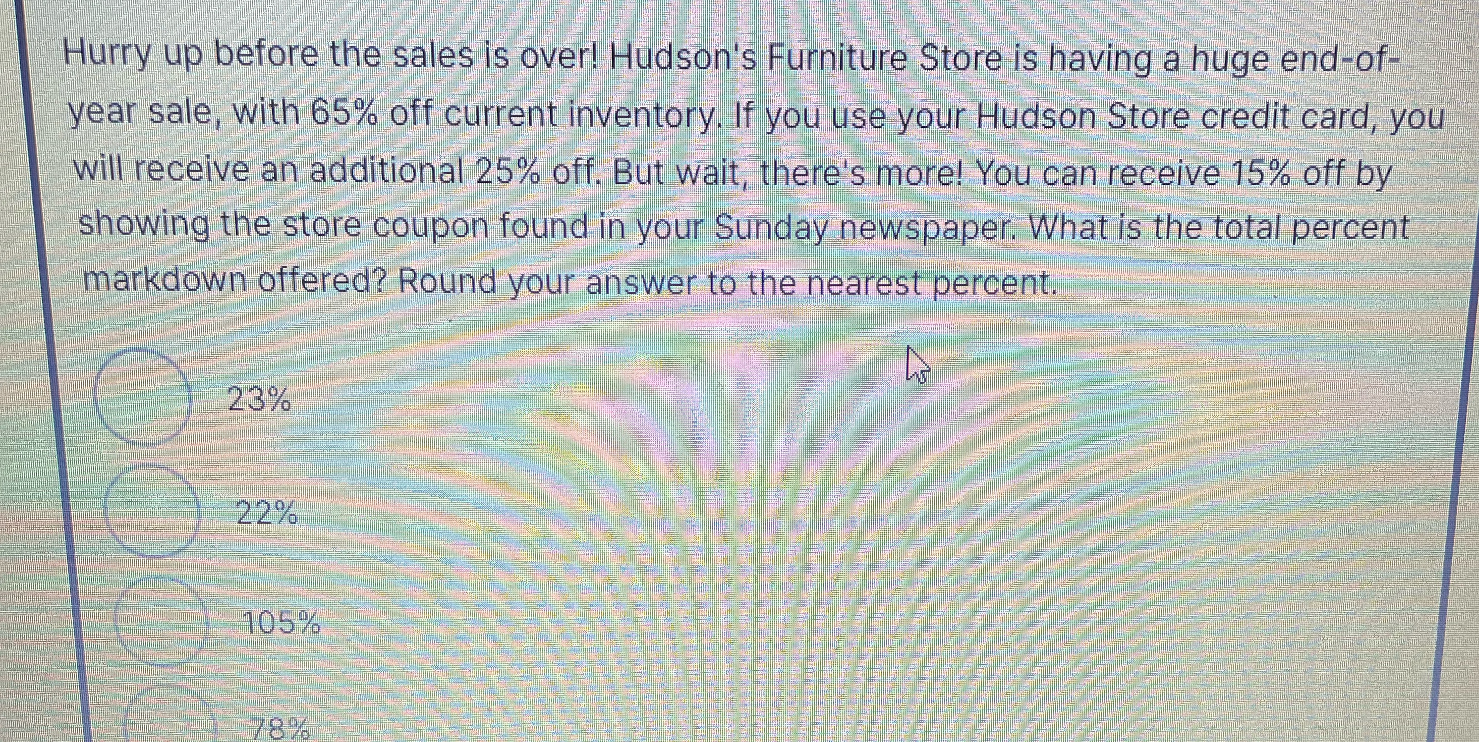 Hurry up before the sales is over! Hudson's