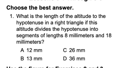 How do I answer this? Choose the best answer. 1.