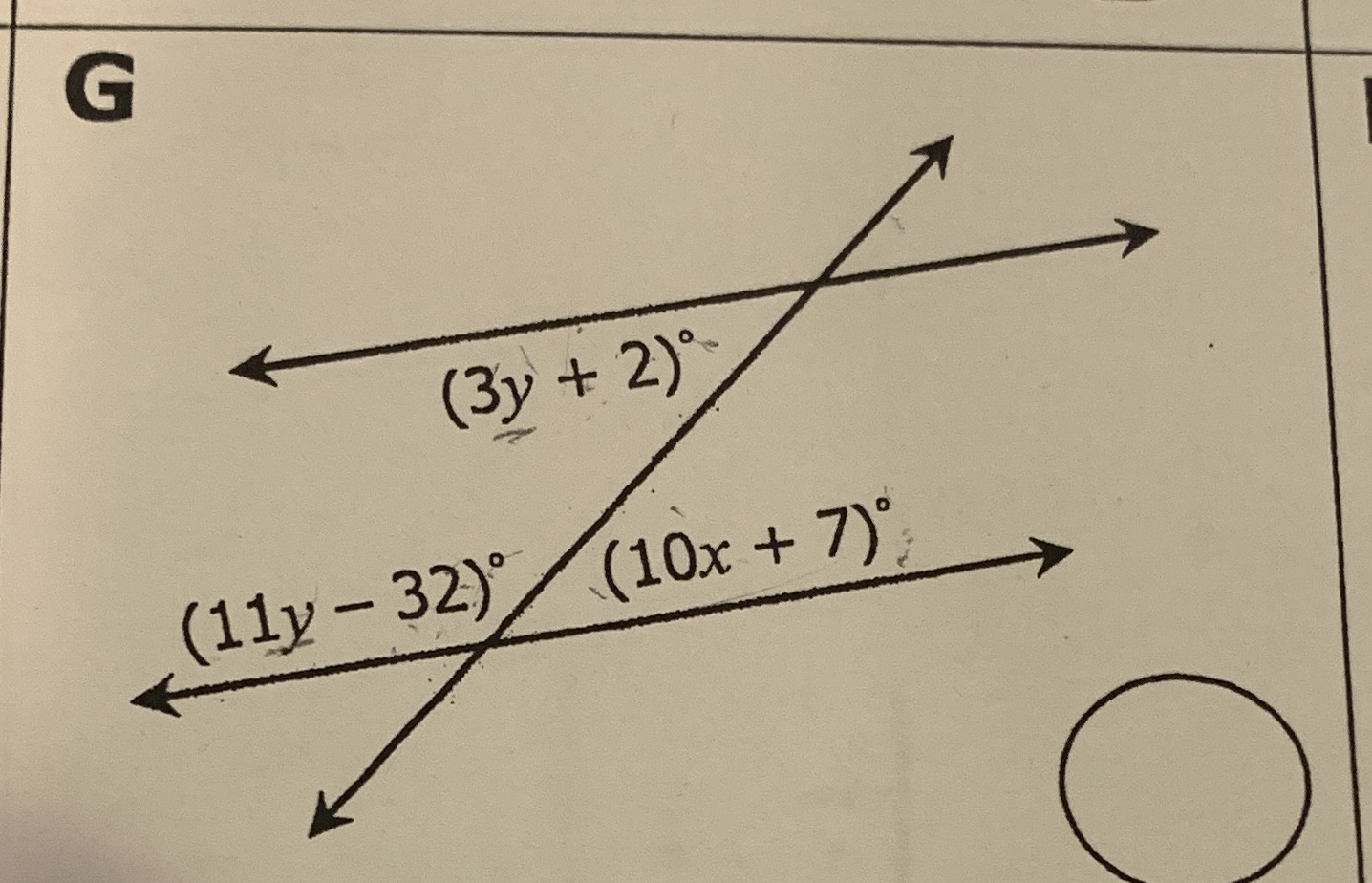 parallel lines and transversals \f