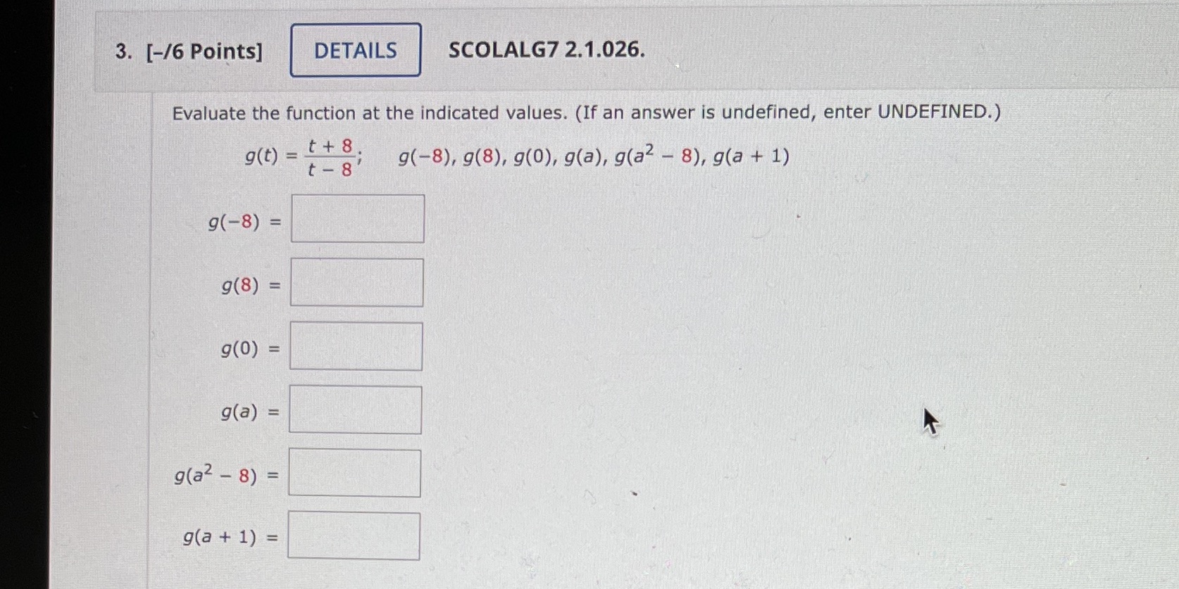 when you get the answer please circle it. thanks