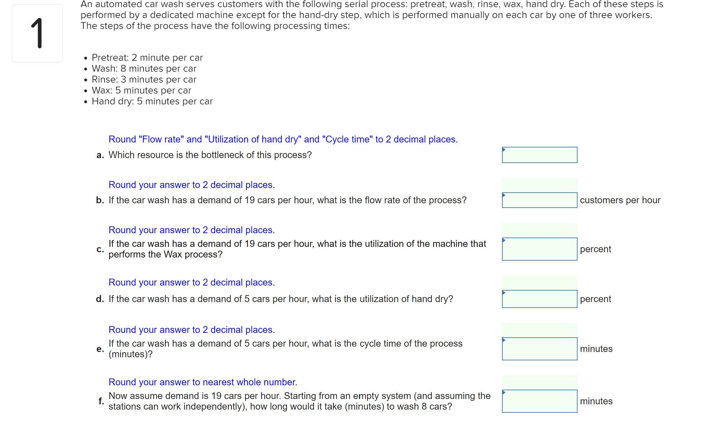 An automated car wash serves customers with the