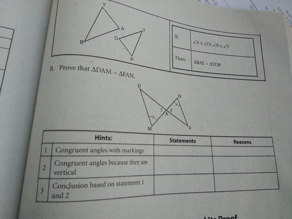 Reg If: ZAE ZO: 2B= 4T P Then: ABAY - ATOP B.