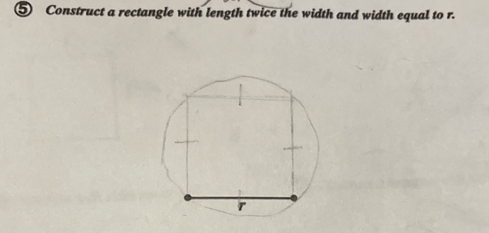 I need help solving this question 5 Construct a