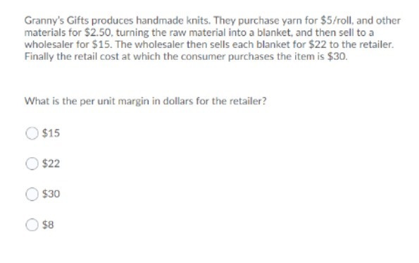 Granny's Gifts produces handmade knits. They