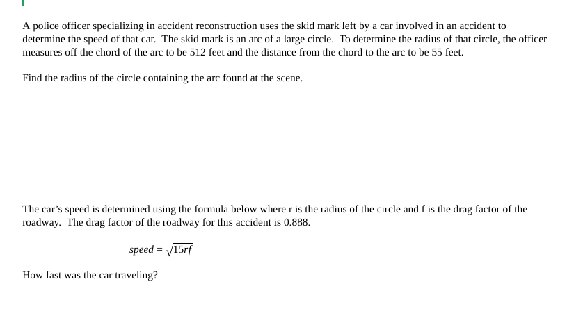 I A police ofcer specializing in aocident