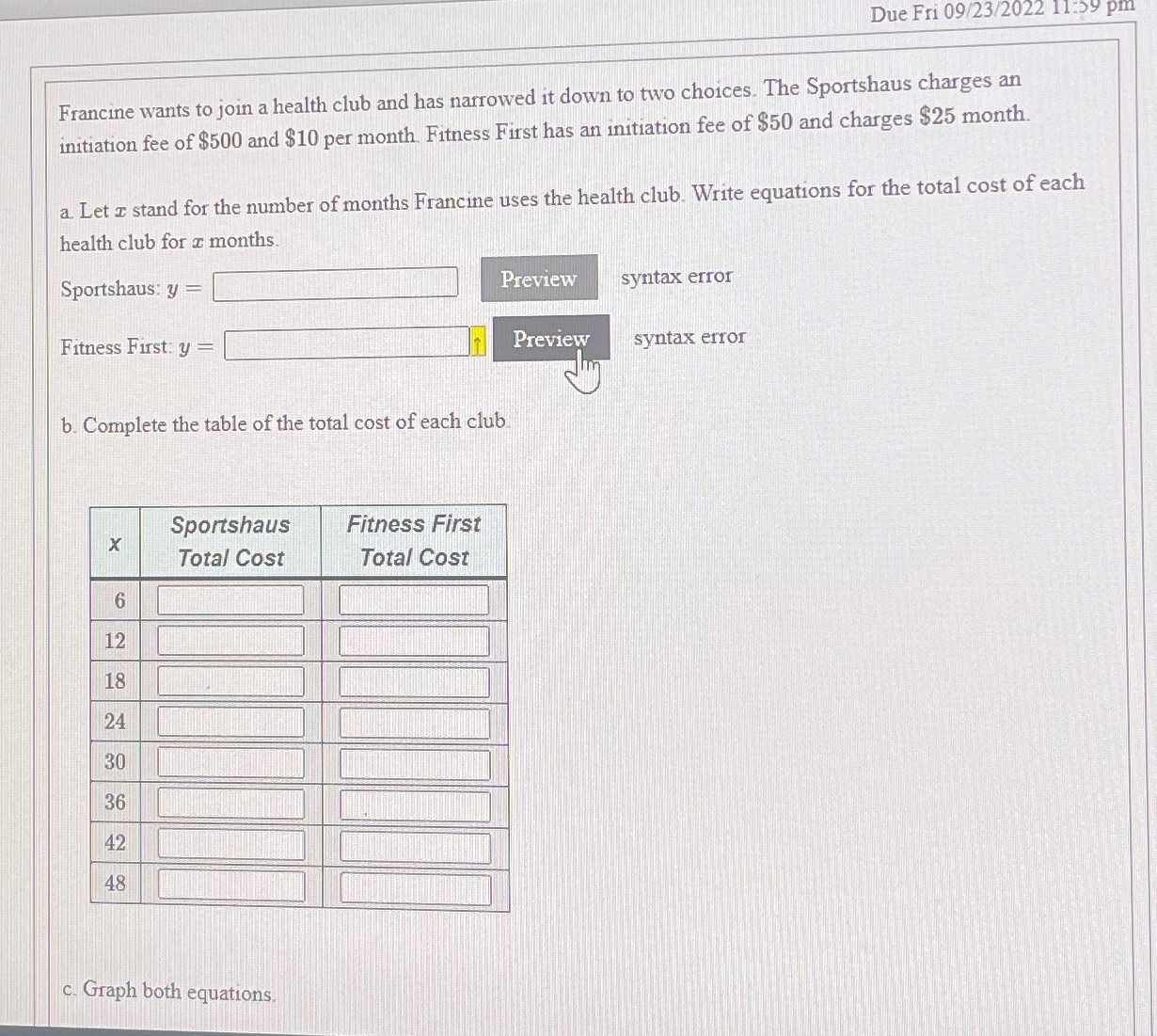 I need help with all of it Due Fri 09/23/2022