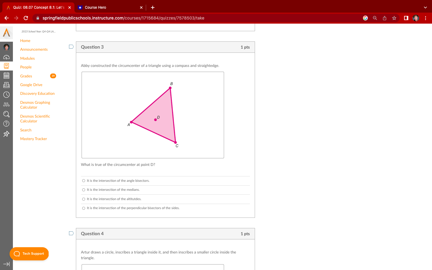 A Quiz: 08.07 Concept 8.1: Let's x * Course