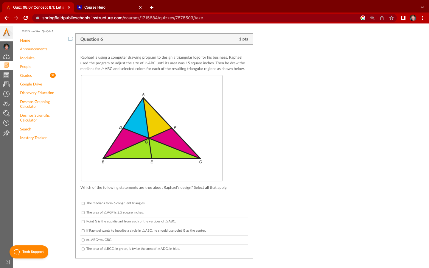A Quiz: 08.07 Concept 8.1: Let's x * Course