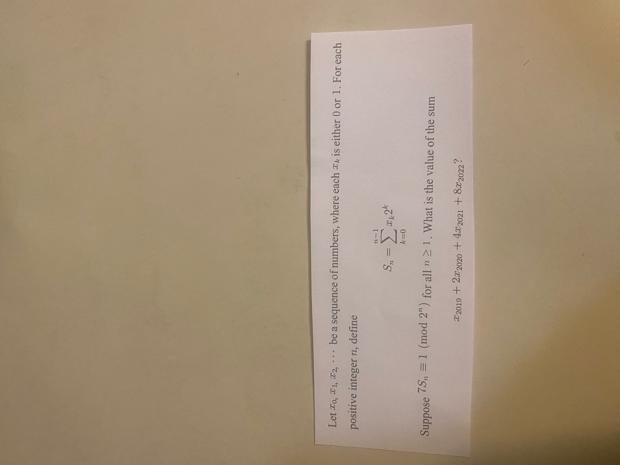 Given the attached problem, Mike said that the