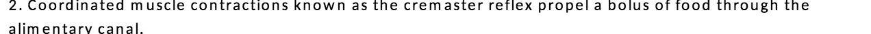 Coordinated muscle contractions known as the