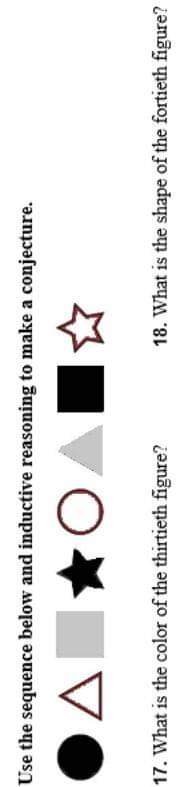 Use the sequence below and inductive reasoning to