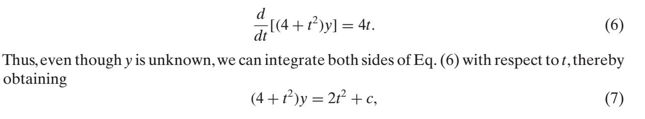 Explain why the left side of the derivative is