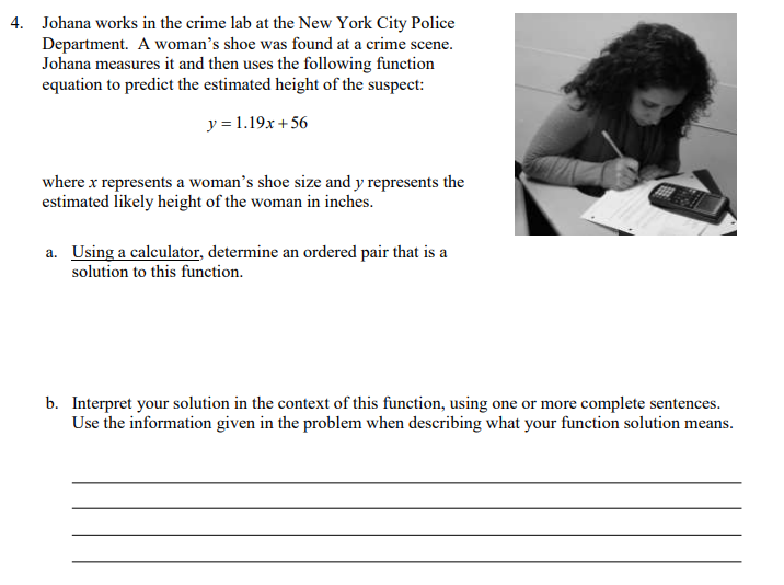 lohana works in the crime lab at the New York