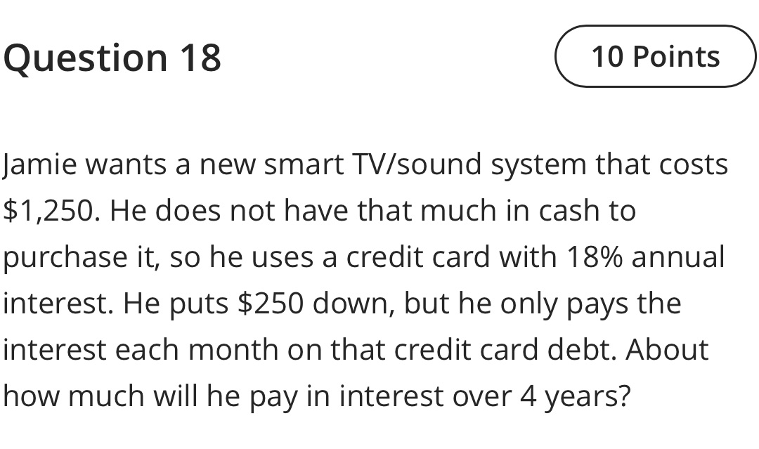 Jamie wants a new smart TV/sound system that