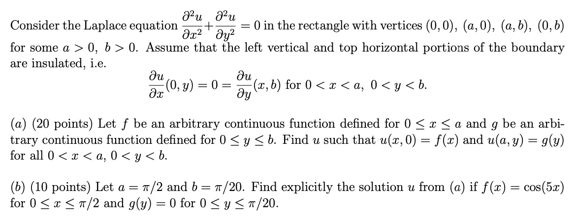 Consider the Laplace equation 2x2 dy2 0 in the
