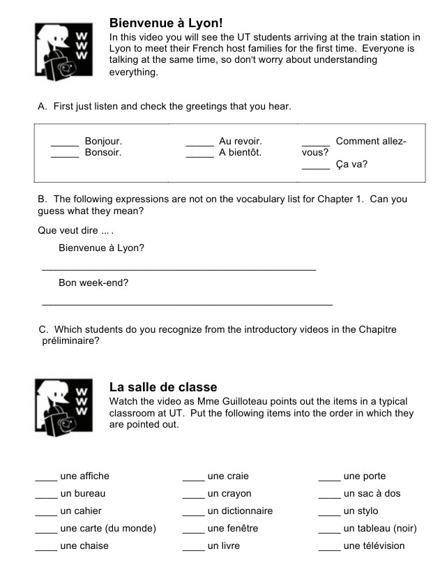 Bienvenue a Lyon! W In this video you will see