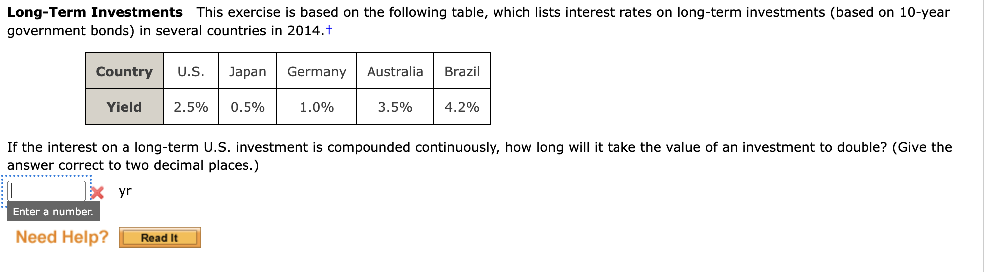 Long-Term Investments This exercise is based on