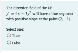 The equation - 3y + 10 = -12 cos x + 2 sin x is a