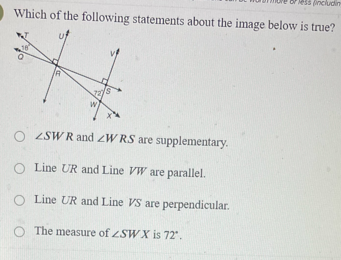 ore or less (including Which of the following