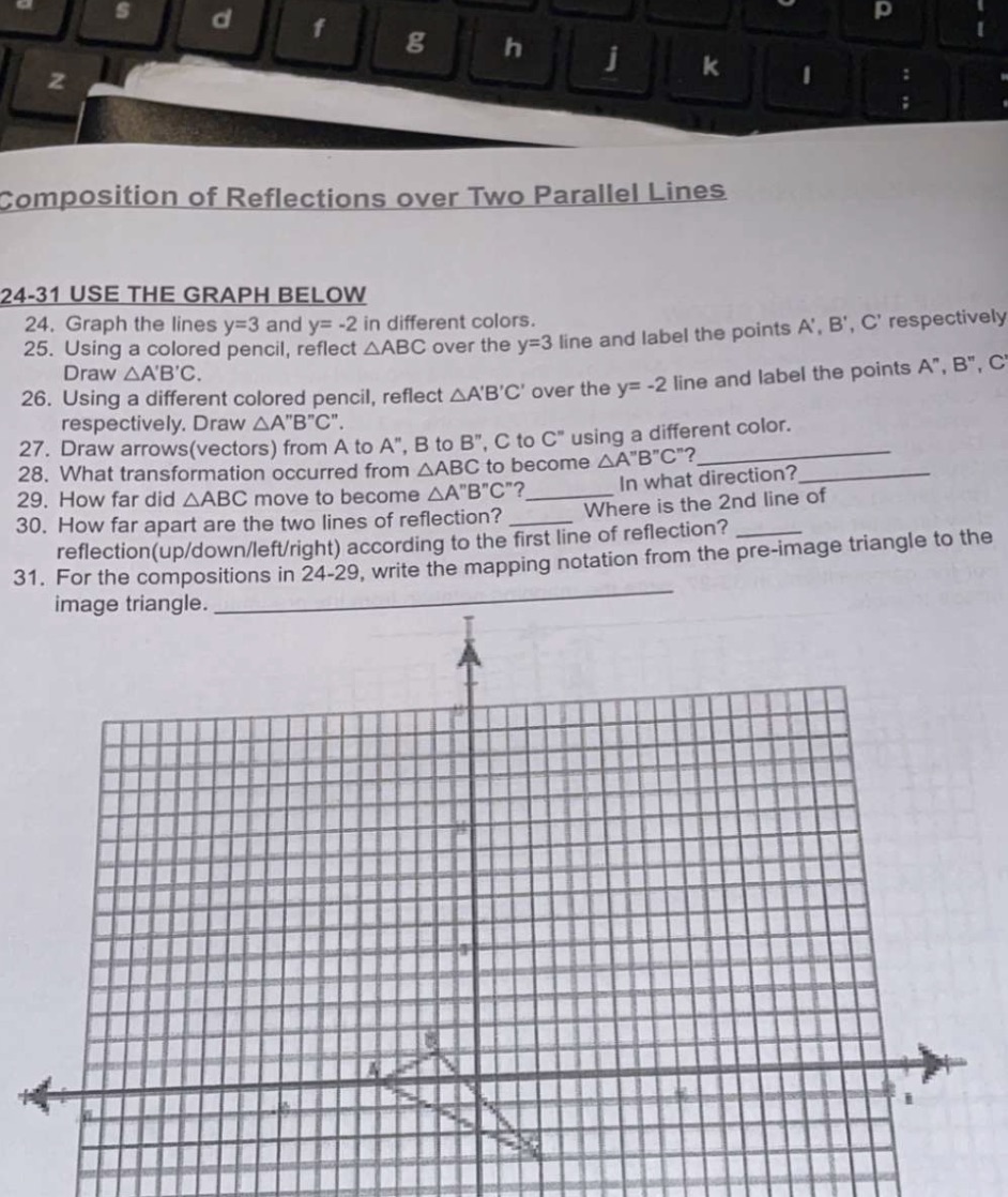 Please help d Composition of Reflections over Two