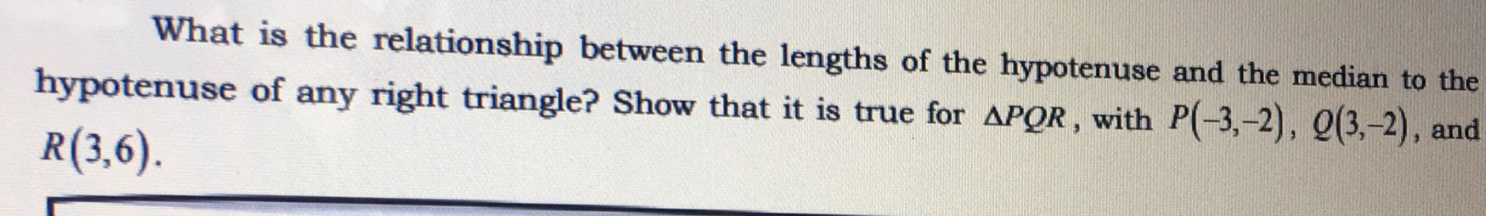 Answer this based on the theorem of midpoint