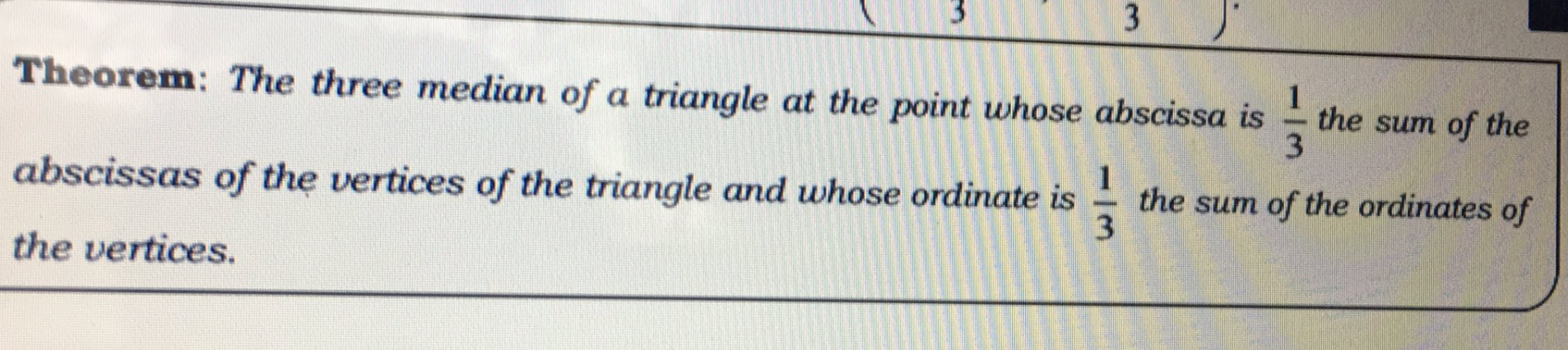 Answer this based on the theorem of midpoint