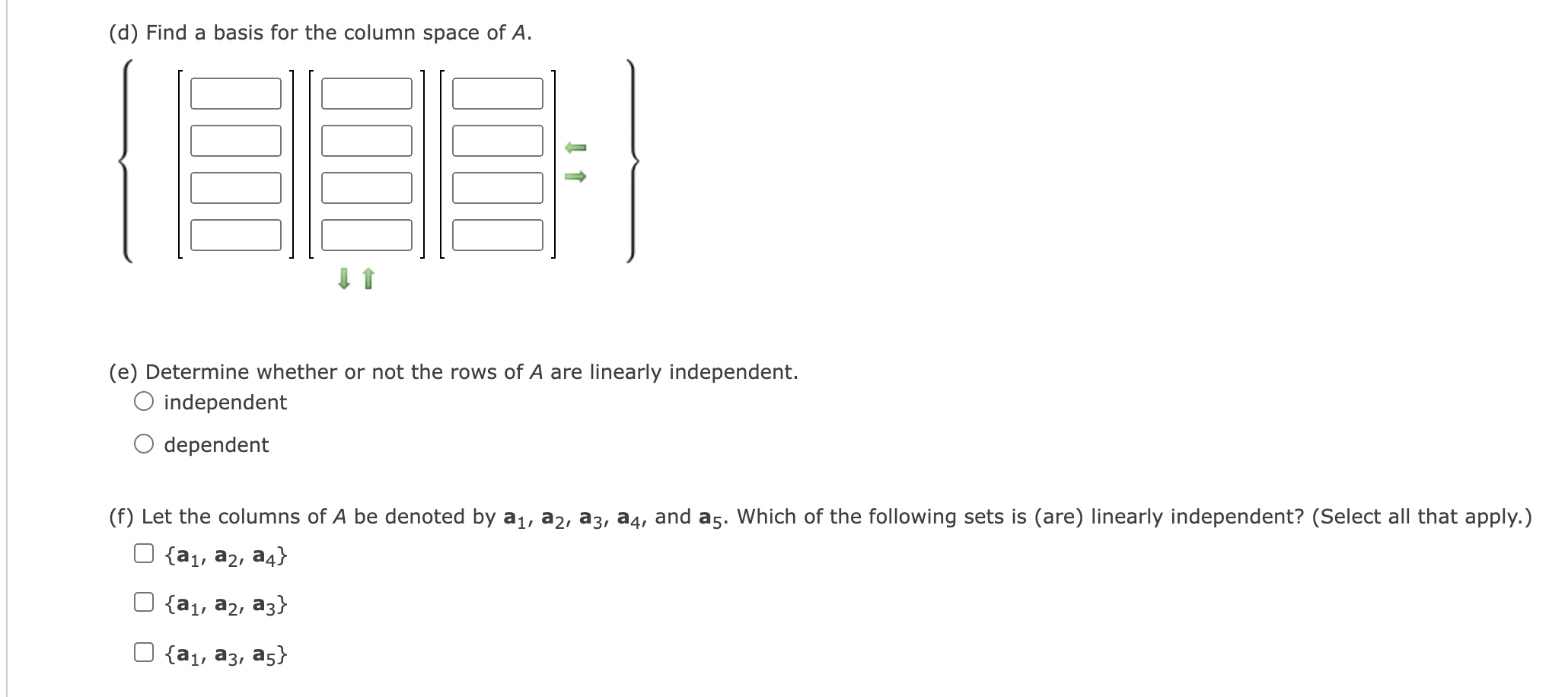 Please help! Use the fact that matrices A and B