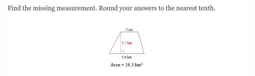Answer the attached math questions. 1. The area