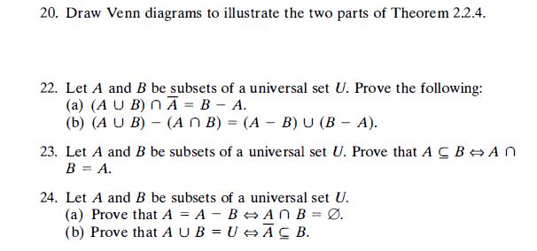 1. Let A = {1, 2, 3, 4, 5), B = {0, 1, 4, 8}, and