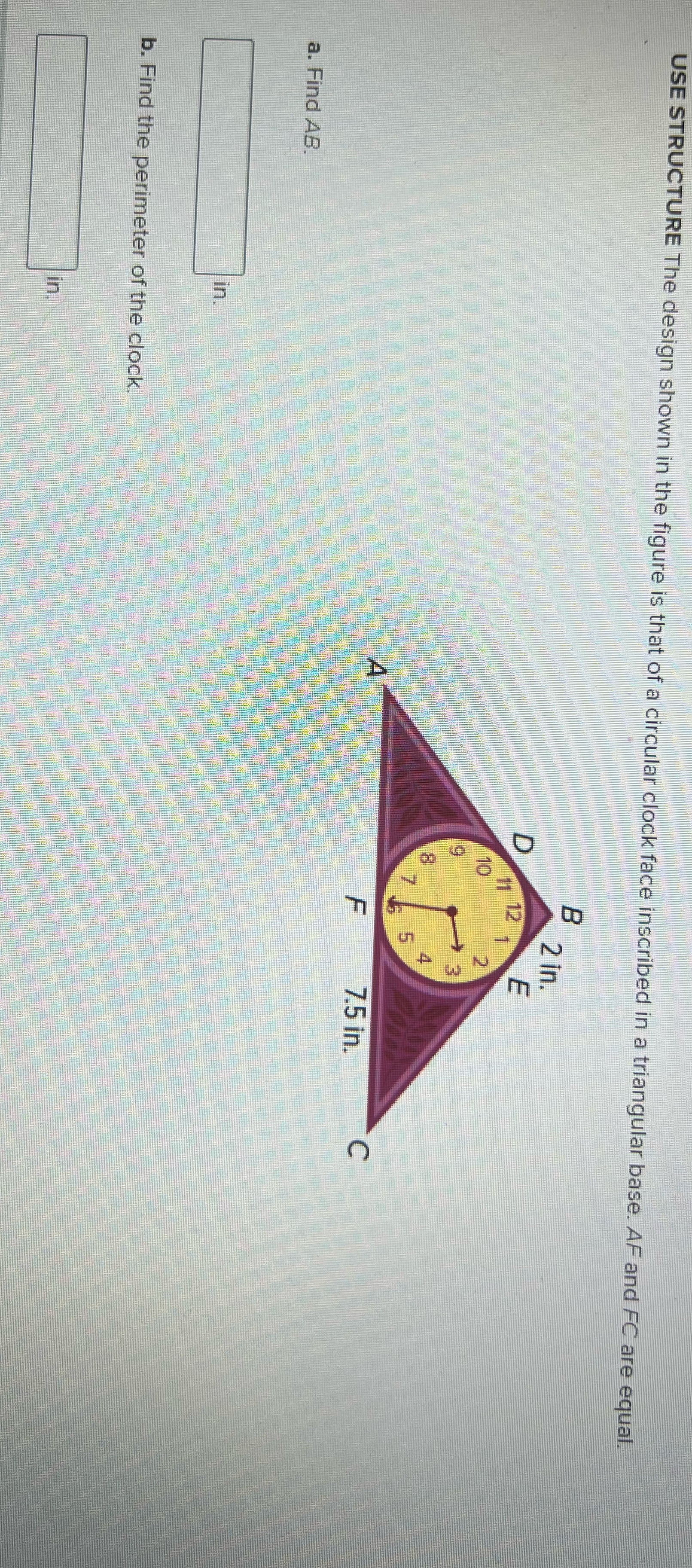 USE STRUCTURE The design shown in the figure is