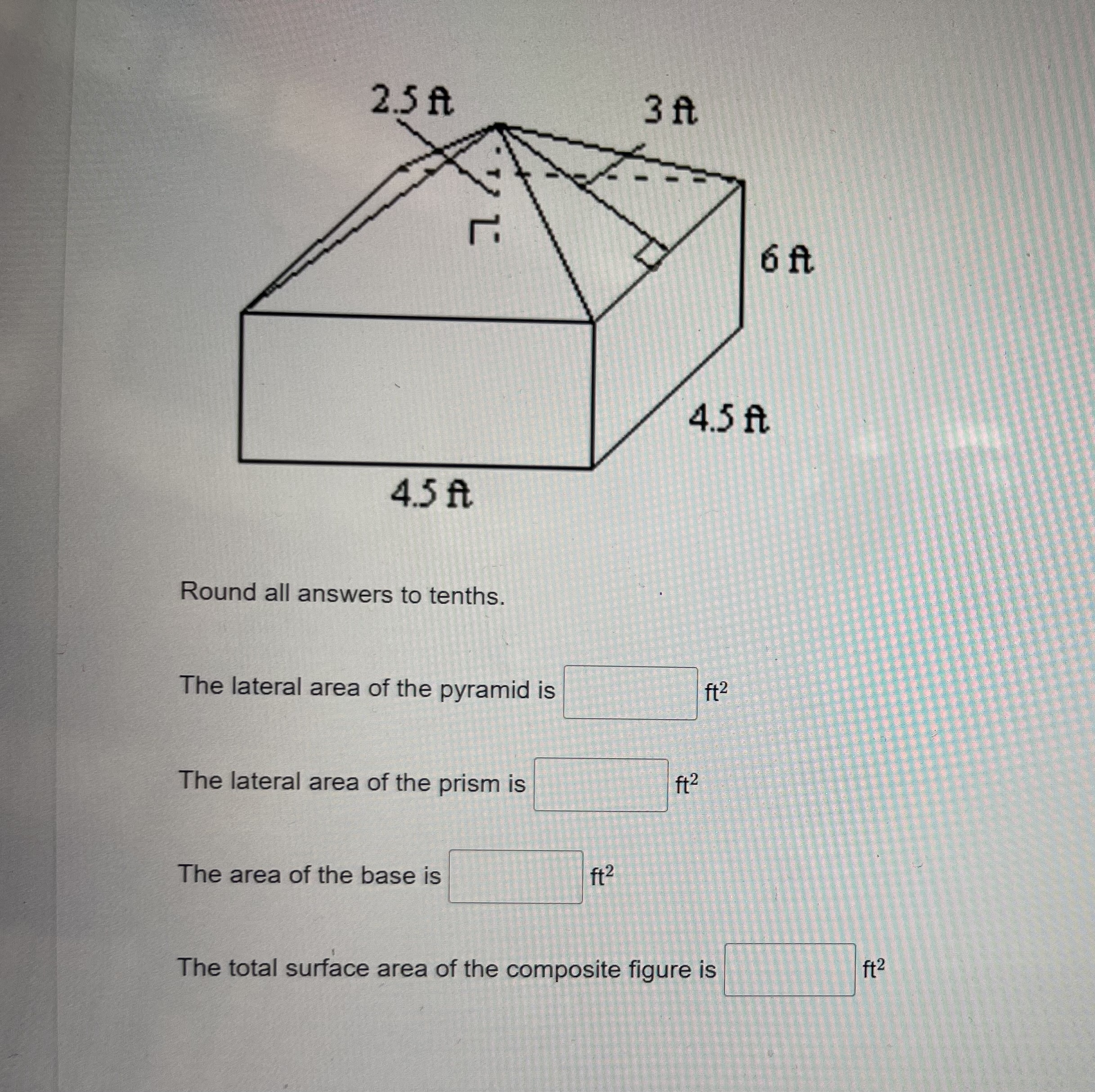 Surface Area and Composites 15 5 16 The total