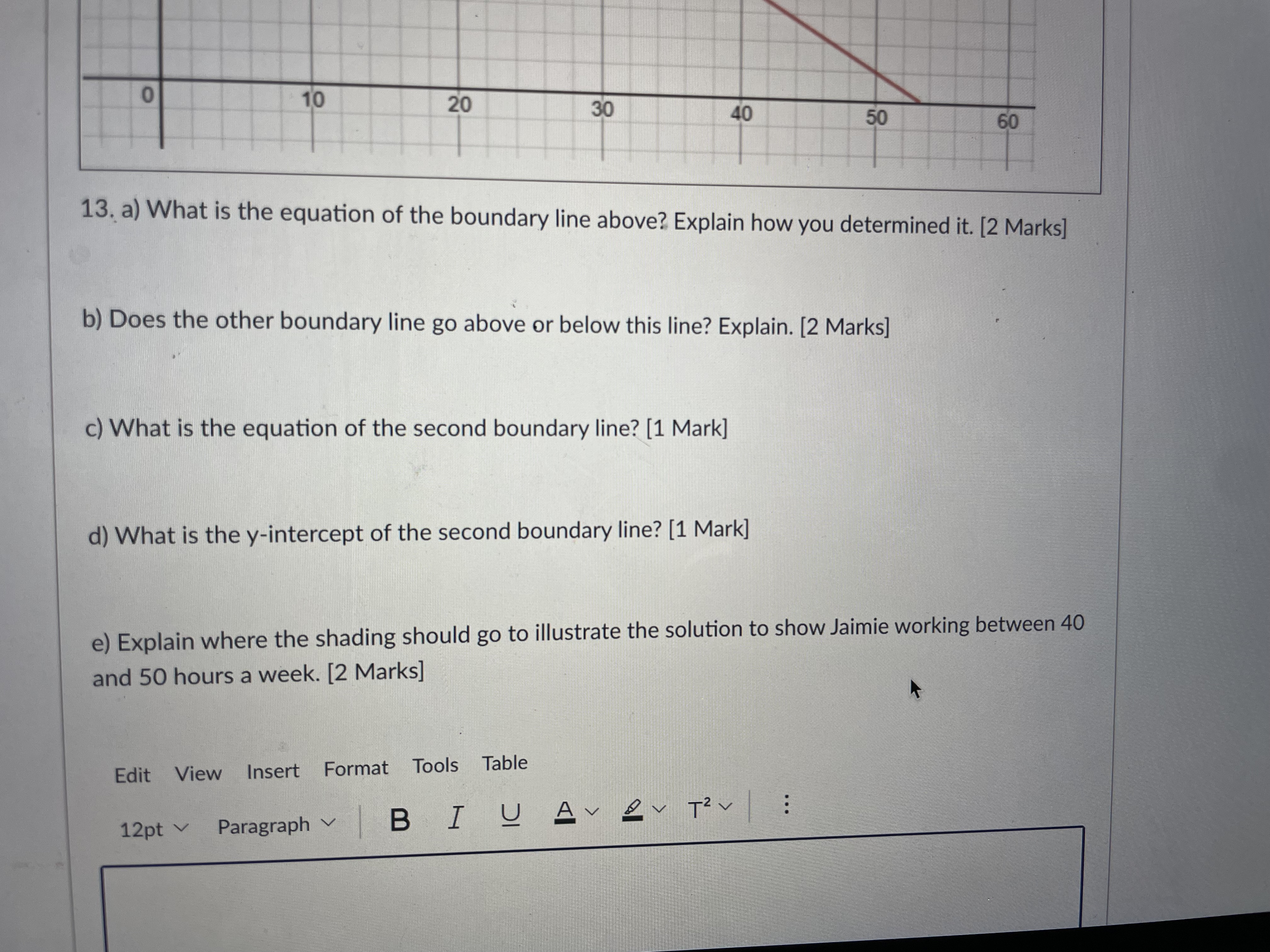 Question 13 8 pts nts For the next two questions,