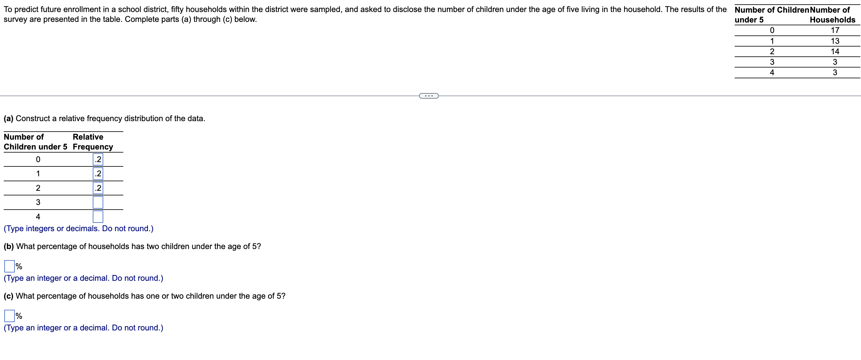 To predict future enrollment in a school