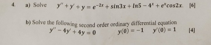 3. 1 Consider a Matrix A = 2 4 HOW 0 -1 1) Find