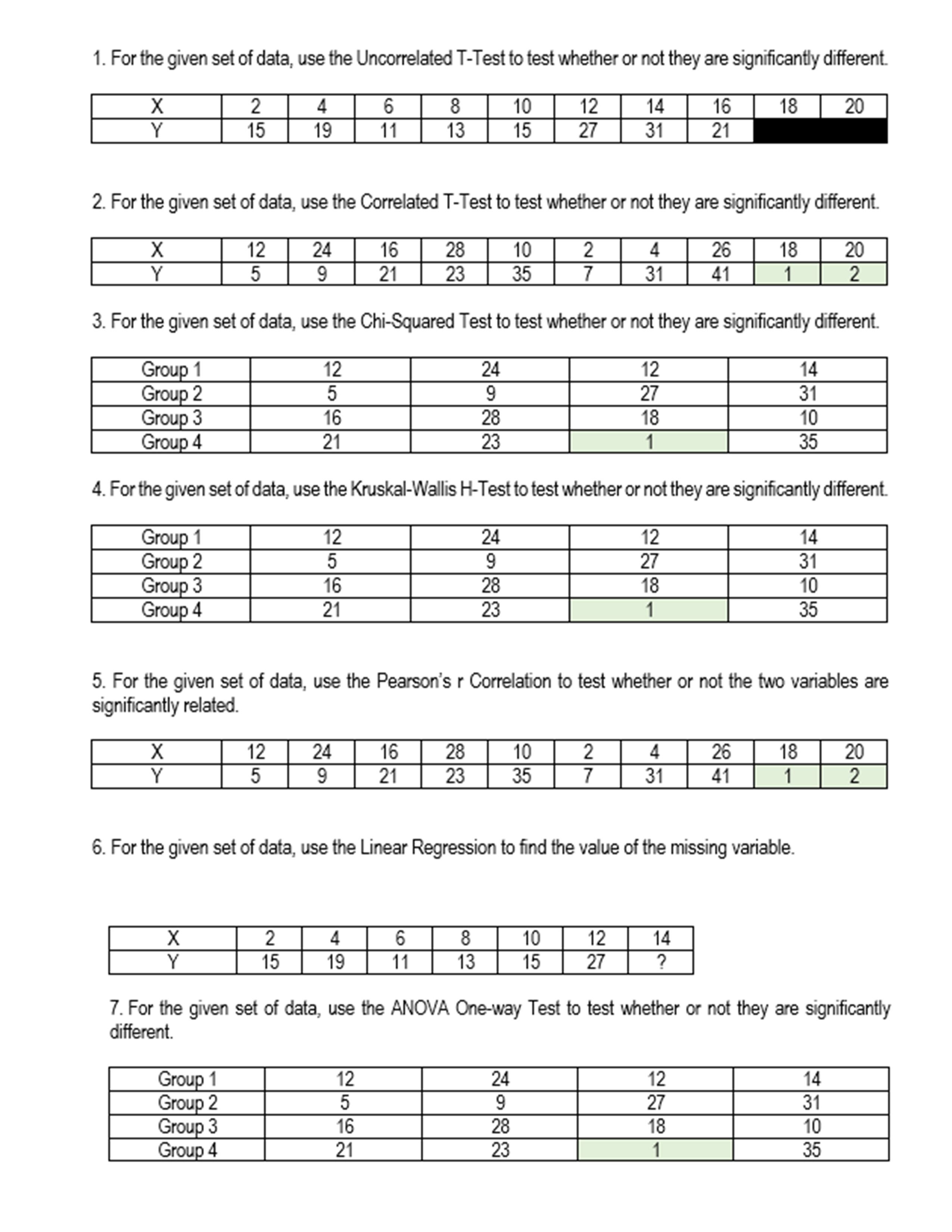 Analyze and answer with solution the following,